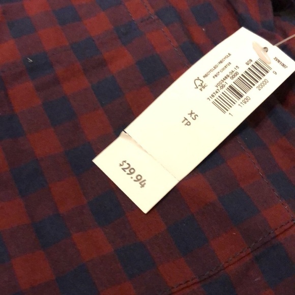 Old Navy Checkered Long Sleeve Tunic Size Extra Small - Picture 3 of 7